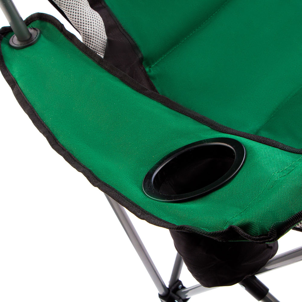 Кресло складное с подлокотниками и подстаканником, 60 х 60 х 110/92 см, Camping Palisad (69592)