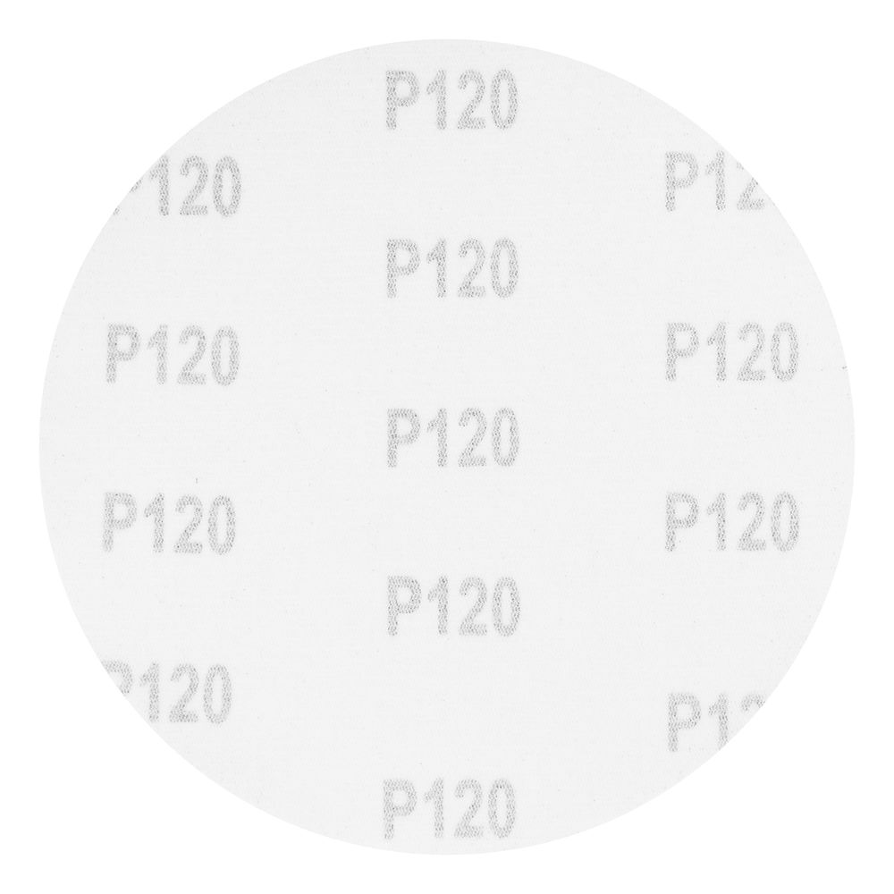 Круг абразивный на ворсовой подложке под липучку, P 120, 150 мм, 5 шт Matrix (73888)