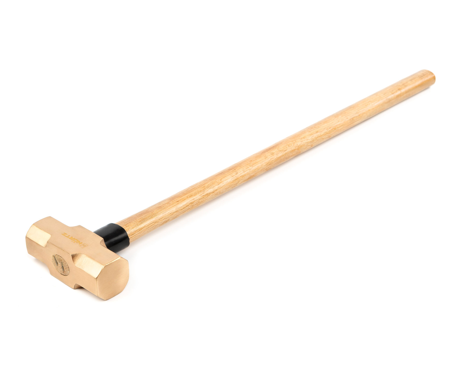 Кувалда 4 кг BeCu рукоятка дерево гикори искробезопасная 191G-1024, HORTZ