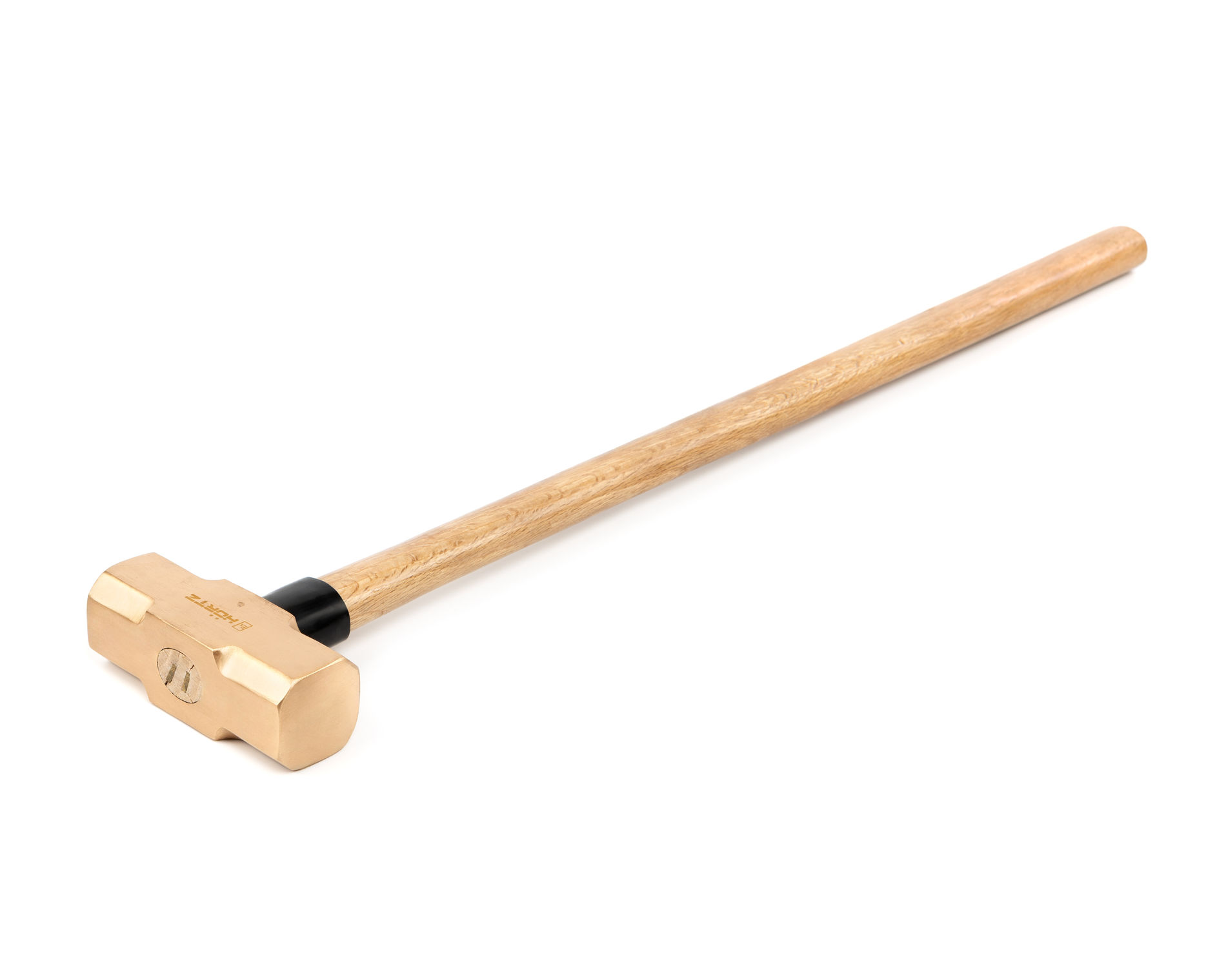 Кувалда тупоносая 4,5 кг BeCu рукоятка дерево искробезопасная, HORTZ