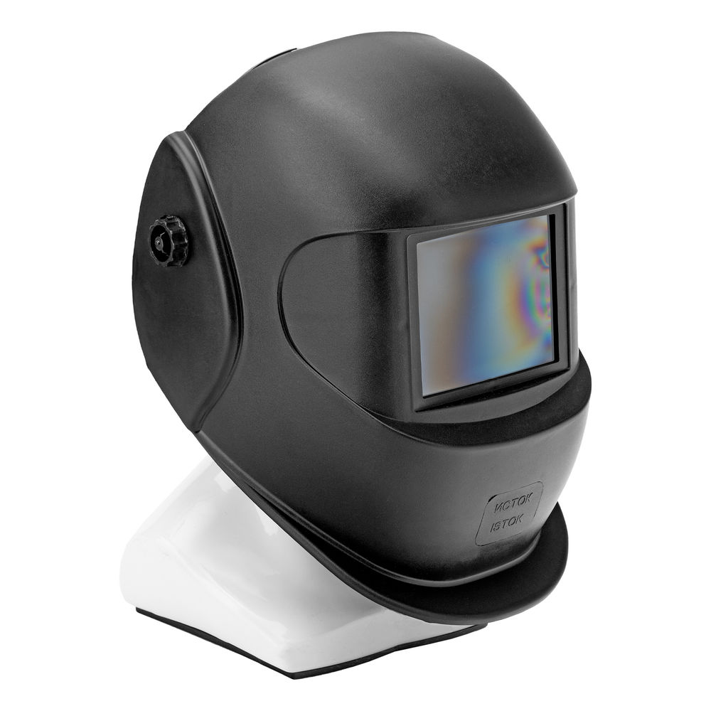 Маска сварщика ЕВРО, пластик, стекло 110 х 90 мм, ГОСТ Р 12.4.238-2007 Сибртех (89118)