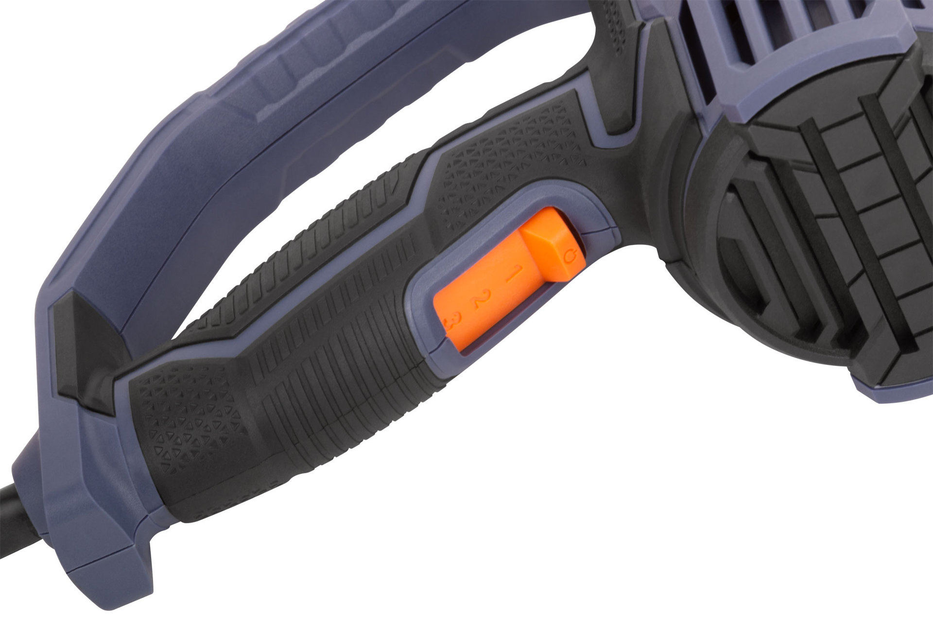 Фен технический 2000 Вт; 60/350/600°C; 500 л/мин; 0,76 кг; резиновый кабель; резиновые вставки MAX-PRO 85252