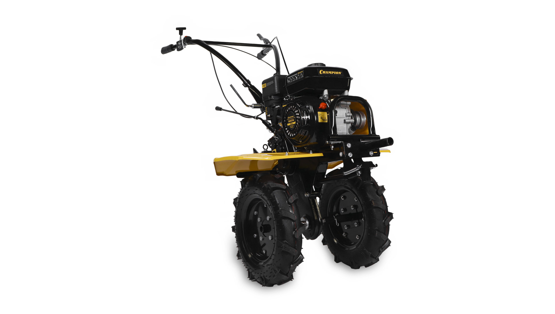 Мотоблок Champion BC8734 (7лс 3F/1R 81см 35см 3,6л 75кг, колеса 4/10 шкив) (BC8734)