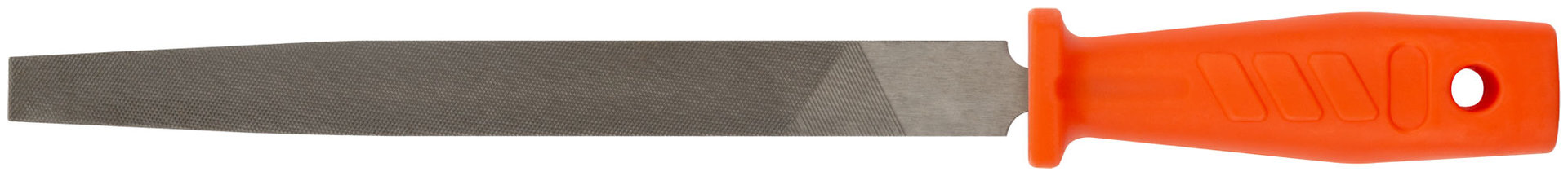 Напильник, пластиковая ручка, плоский 200 мм (42640)