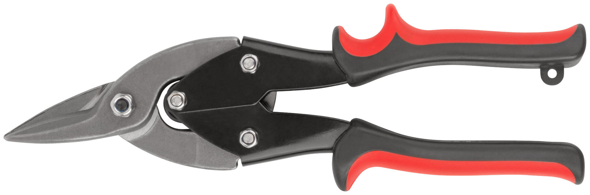 Ножницы по металлу усиленные CrV Профи, прорезиненные ручки, левые 250 мм (41571)