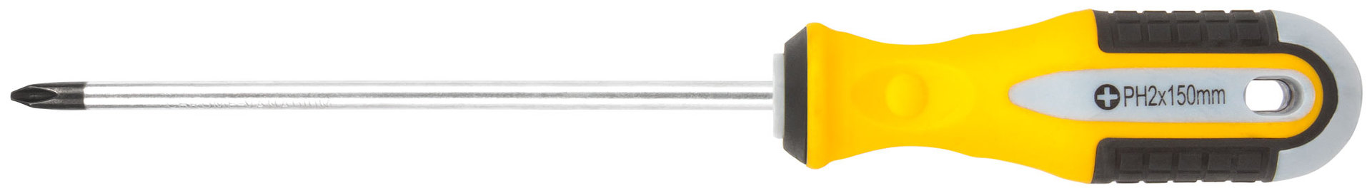 Отвертка Старт, CrV сталь, прорезиненная ручка 6х150 мм РН2 (55178)