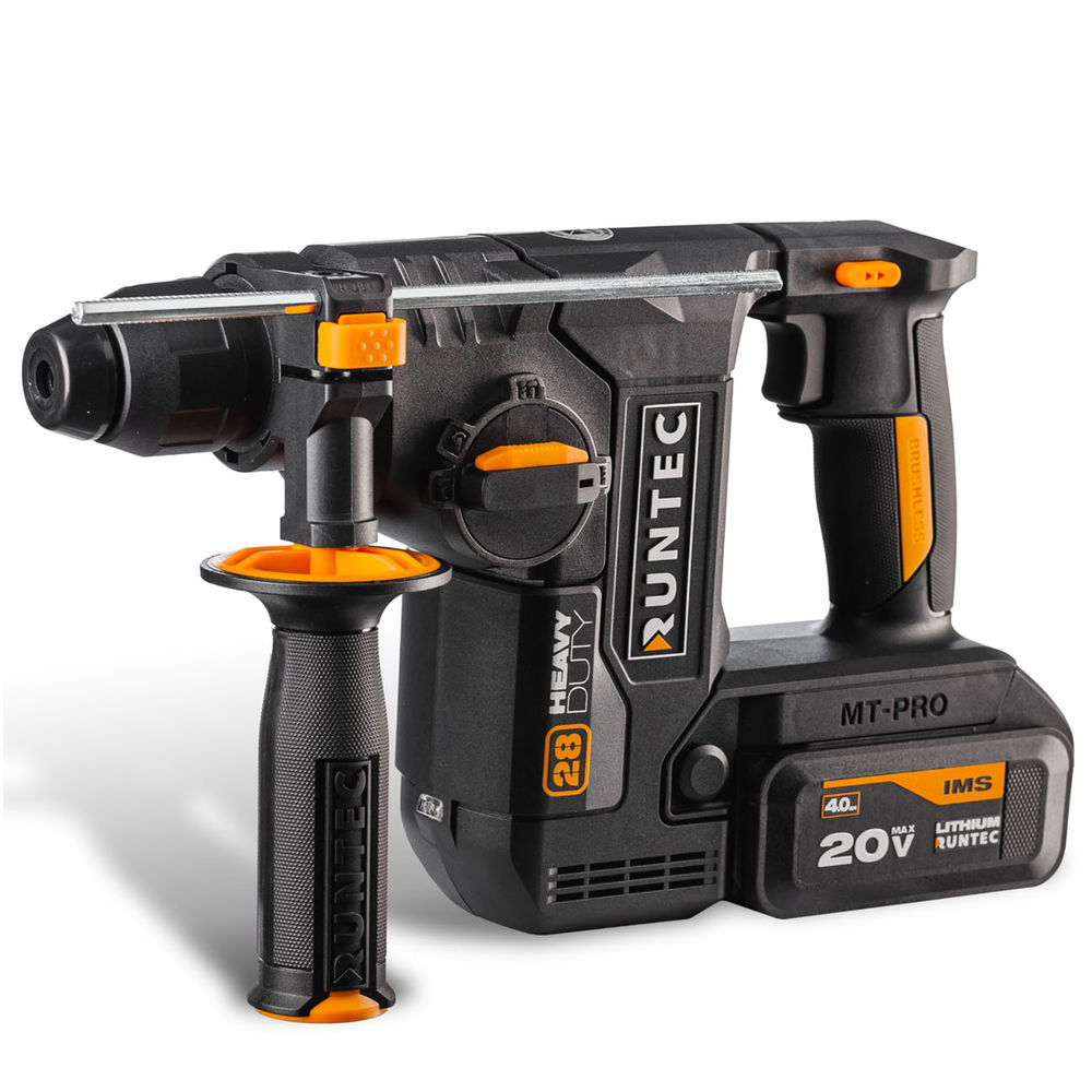 Перфоратор аккумуляторный PRO 2.9Дж, 20В, 24Ач, 850Вт RUNTEC RT-EH850