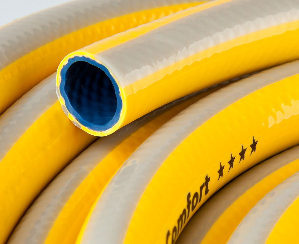 Поливочный шланг COMFORT 3/4, 25 м, 25 атм, трёхслойный, армированный RACO 40303-3/4-25_z01