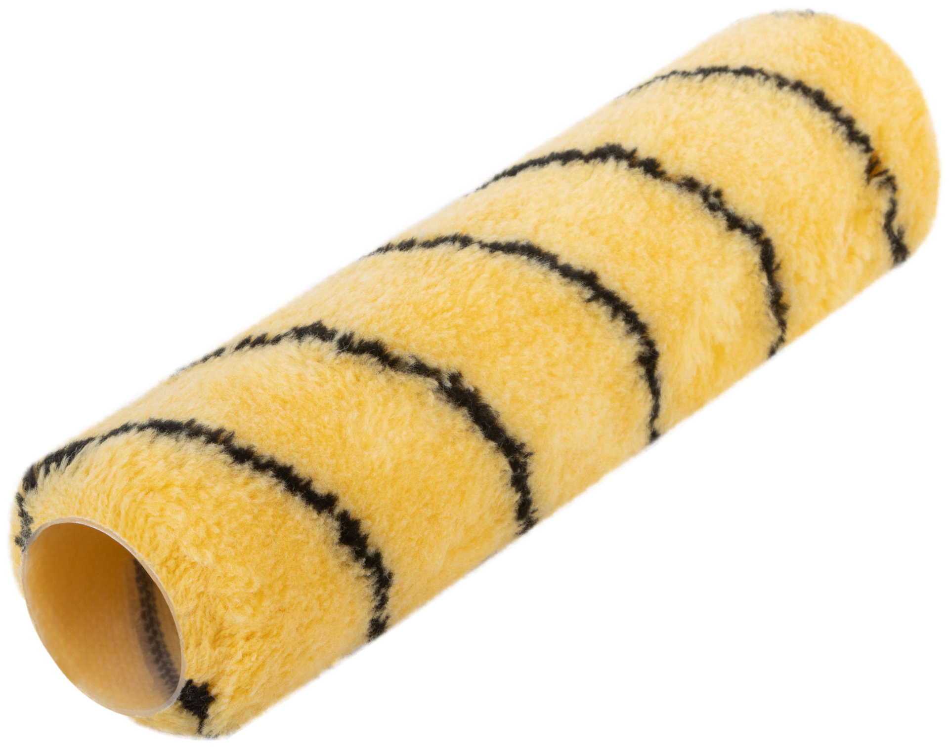 Ролик полиакриловый, бежевый с черной полоской, диам. 40/61 мм; ворс 10,4 мм, 230 мм (01859)