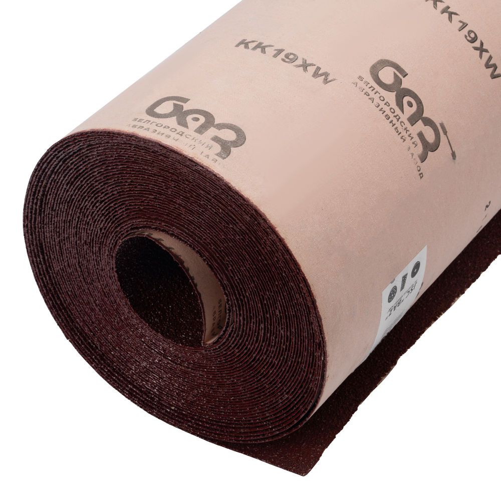 Шкурка на тканевой основе, зернистость № 80, 775 мм х 20 м, БАЗ (75279)