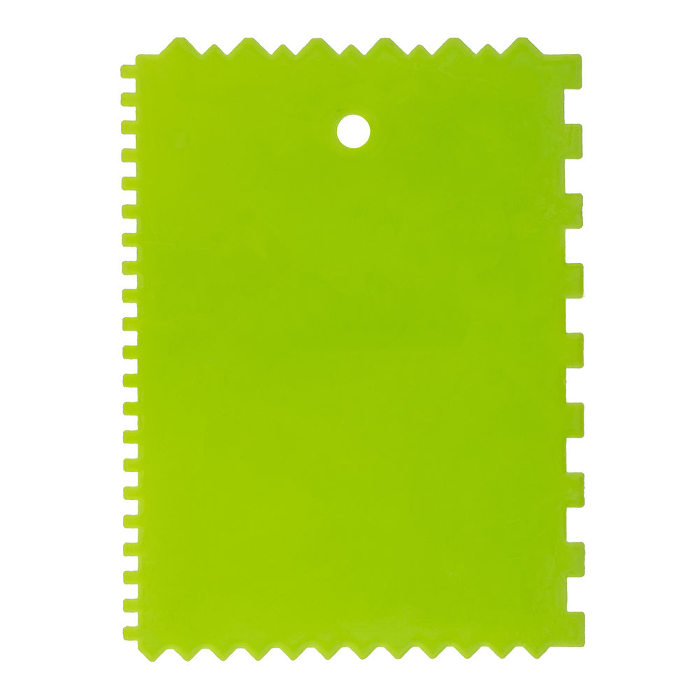 Шпатель для клея, пластмассовый, 130 х 170 мм, зубчатый Сибртех (86018)