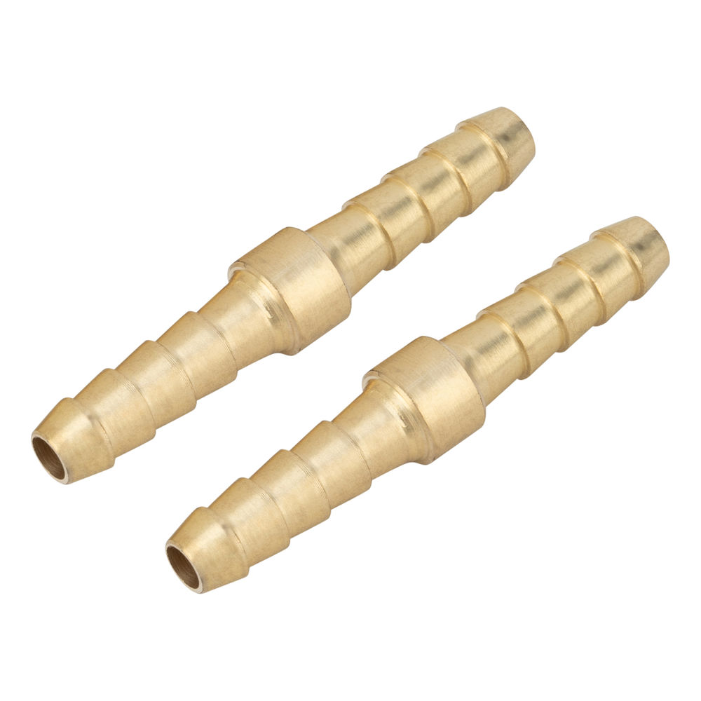 Штуцер елка двусторонний соединительный под шланг 6 мм, 2 шт Stels (57090)