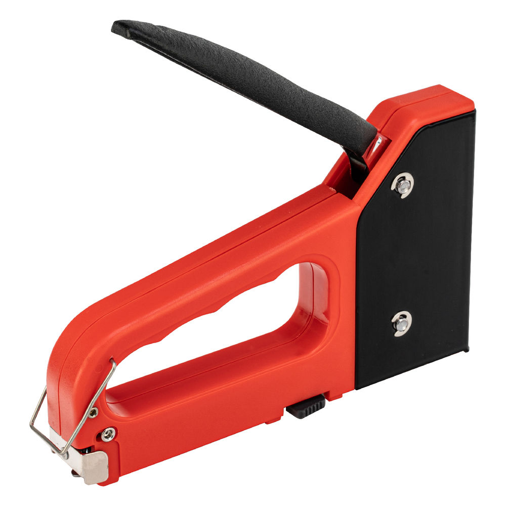 Степлер мебельный 4-функциональный пластиковый, тип скобы: 53, 28, 300, 500, 6-14 мм Matrix (40905)