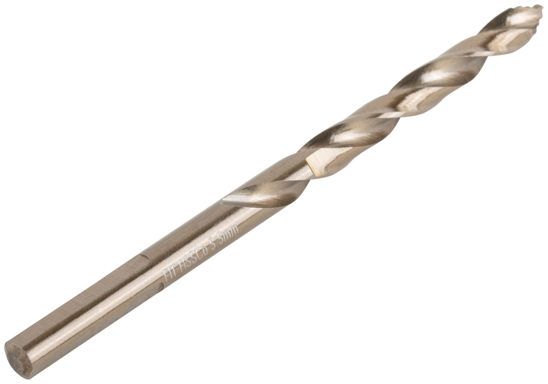 Сверло по металлу HSS, кобальт 5% Профи, ступенчатая заточка наконечника, блистер 5,5х93 мм ( 1 шт.) (33869)