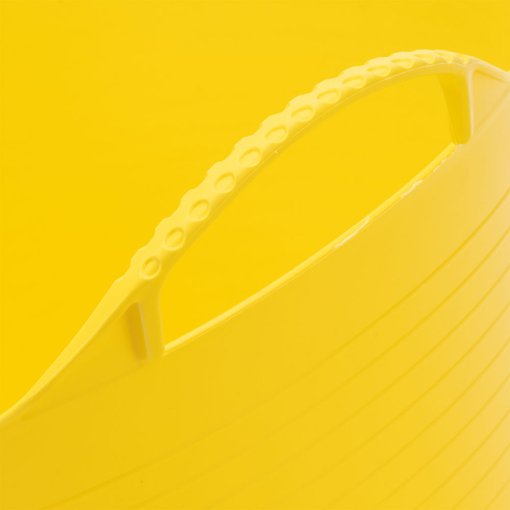 Ведро гибкое сверхпрочное, 28 л, желтое, Сибртех (67513)