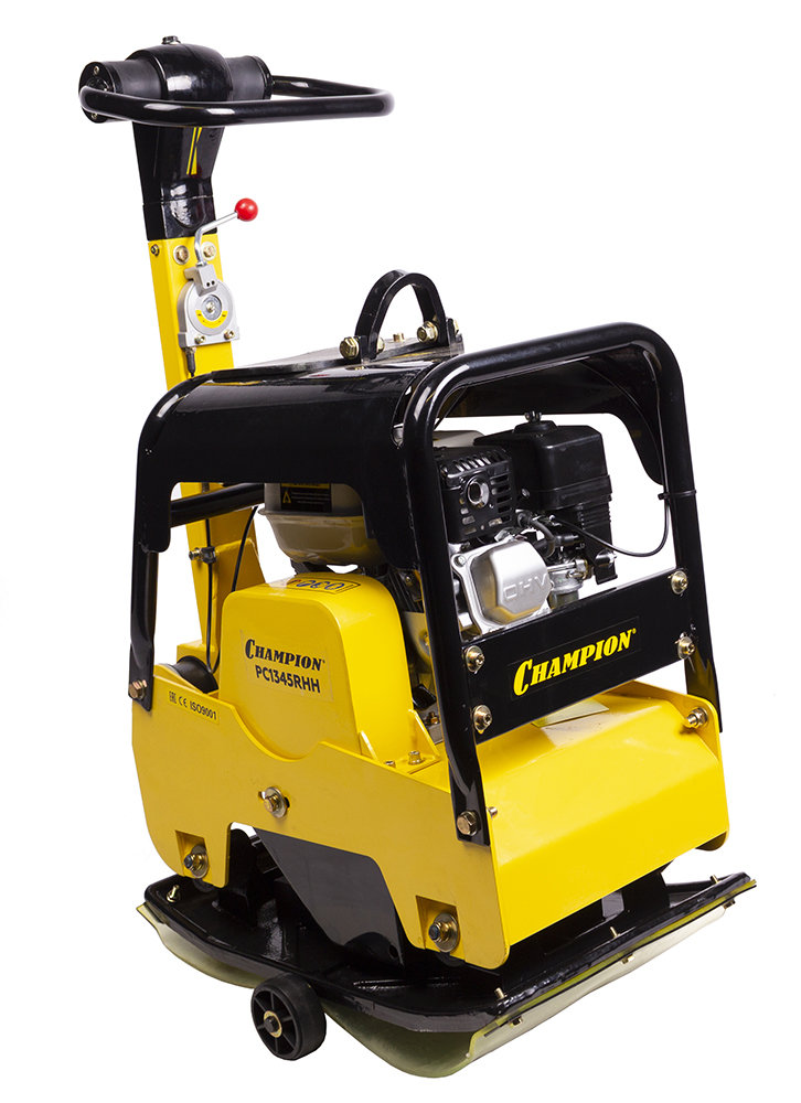 Виброплита бензиновая CHAMPION PC1345RHH (PRO 140,5кг25кН63*40,35смHondaGX160 4кВт,рев.гидр.рез) (PC1345RHH)