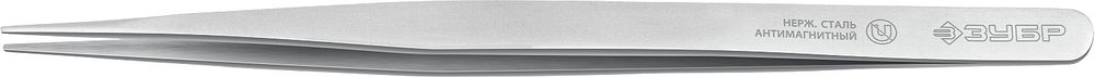 Пинцет антимагнитный прямой 180 мм ЗУБР Профессионал 222113