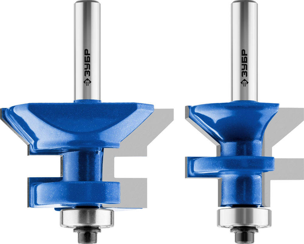 Набор фрез 50?30 мм для вагонки хвостовик 8 мм ЗУБР Профессионал 28770-50-H2