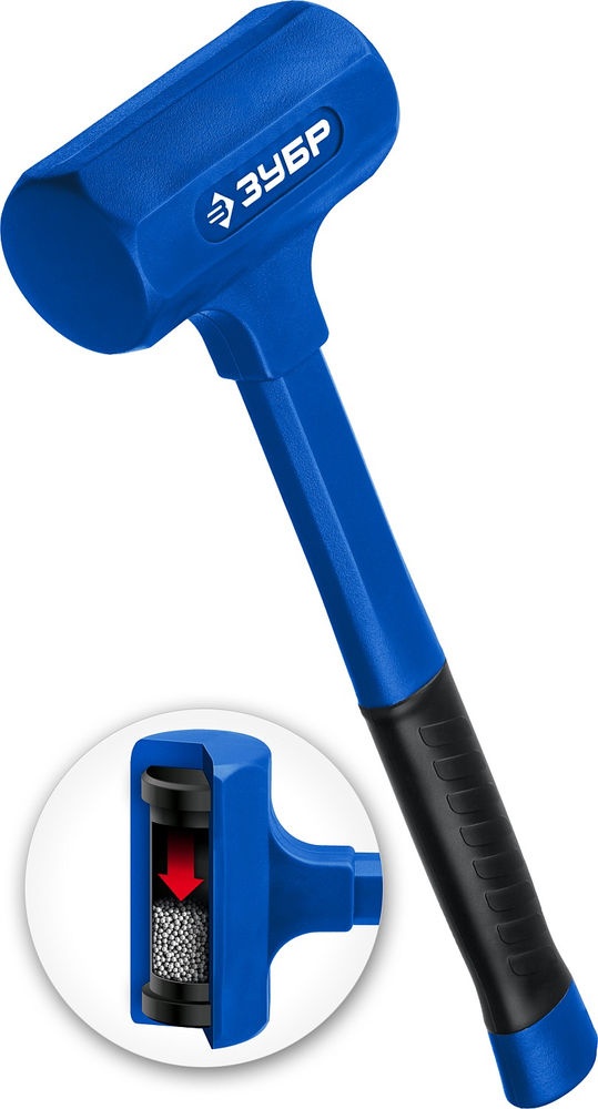 Молоток безынерционный 57 мм, 1350 г ЗУБР БМО Профессионал 2049-1350