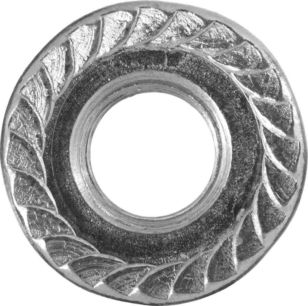 Гайка с фланцем M8, кл. пр. 6, цинк, 5 кг ЗУБР DIN 6923 303630-08