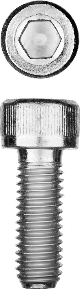 Винт с внутренним шестигранником М6?16 мм DIN 912 кл. пр. 8.8 цинк 5 кг Профессионал ЗУБР 30318-06-016