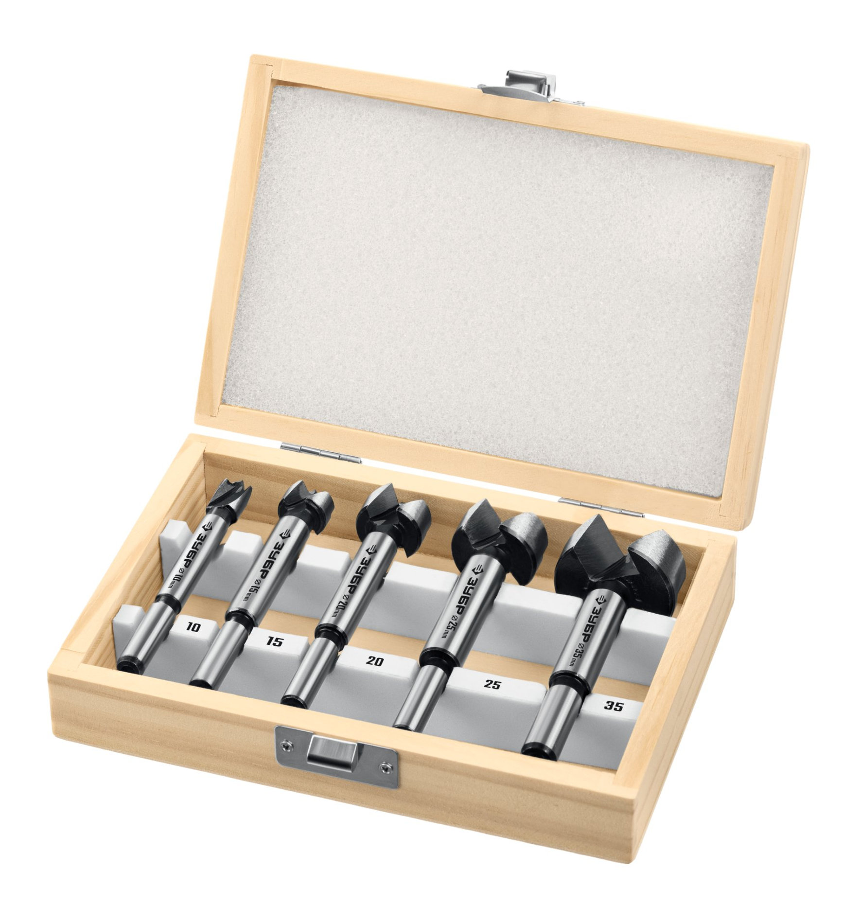 ЗУБР Форстнер 5 шт: 10-15-20-25-35 мм, набор сверл Форстнера по дереву, фанере, ДСП (2994-H5_z01)