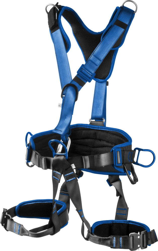 Привязь страховочная и удерживающая ОЛИМП, стальная фурнитура с полимерным покрытием, 5 точек крепления, размер L (1140-1440) ЗУБР Профессионал 11591