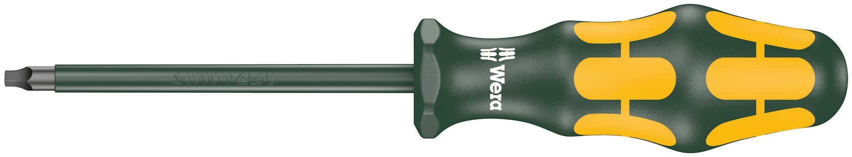 168 i Robertson VDE Отвёртка диэлектрическая с внешним квадратом, R 2 x 100 мм (WE-004781)