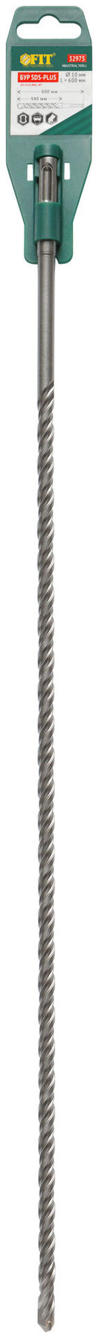 Бур по бетону SDS PLUS с двойной резьбой 10х600 мм (32975)