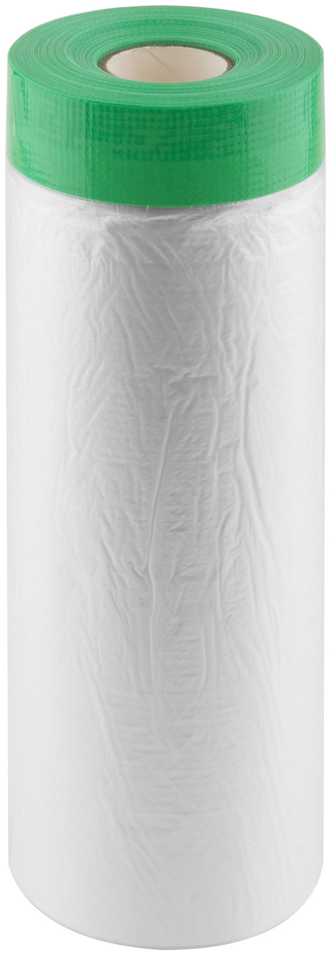 Укрывная пленка с ПЭ-лентой, статически заряжена, 7 мкр., 270 см х 17 м, Clever Cover, 30-7128