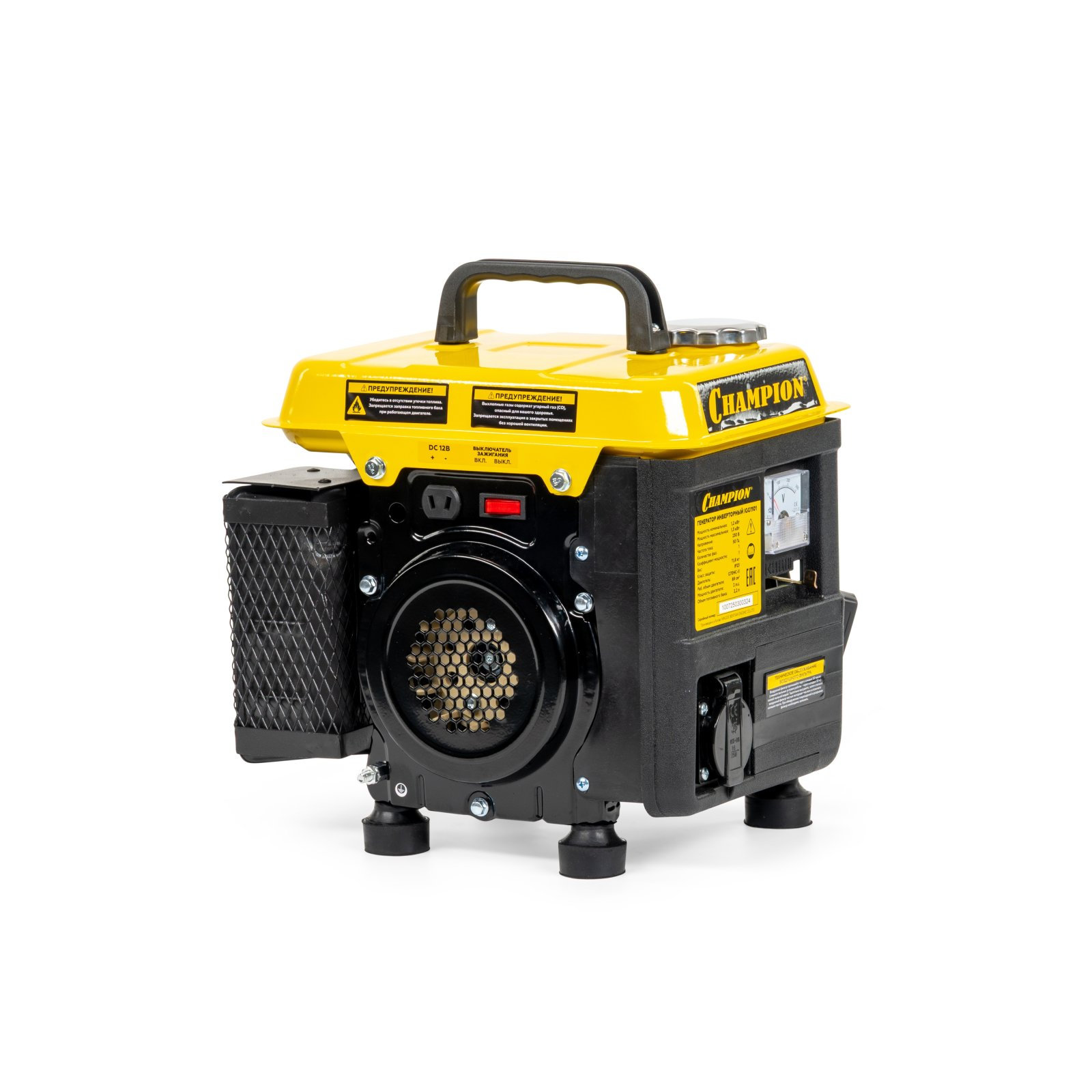 Генератор CHAMPION IGG1101 (1,2/1,3 кВт, 2лс, 2Т 2.2л 12В 11,8кг) (IGG1101)