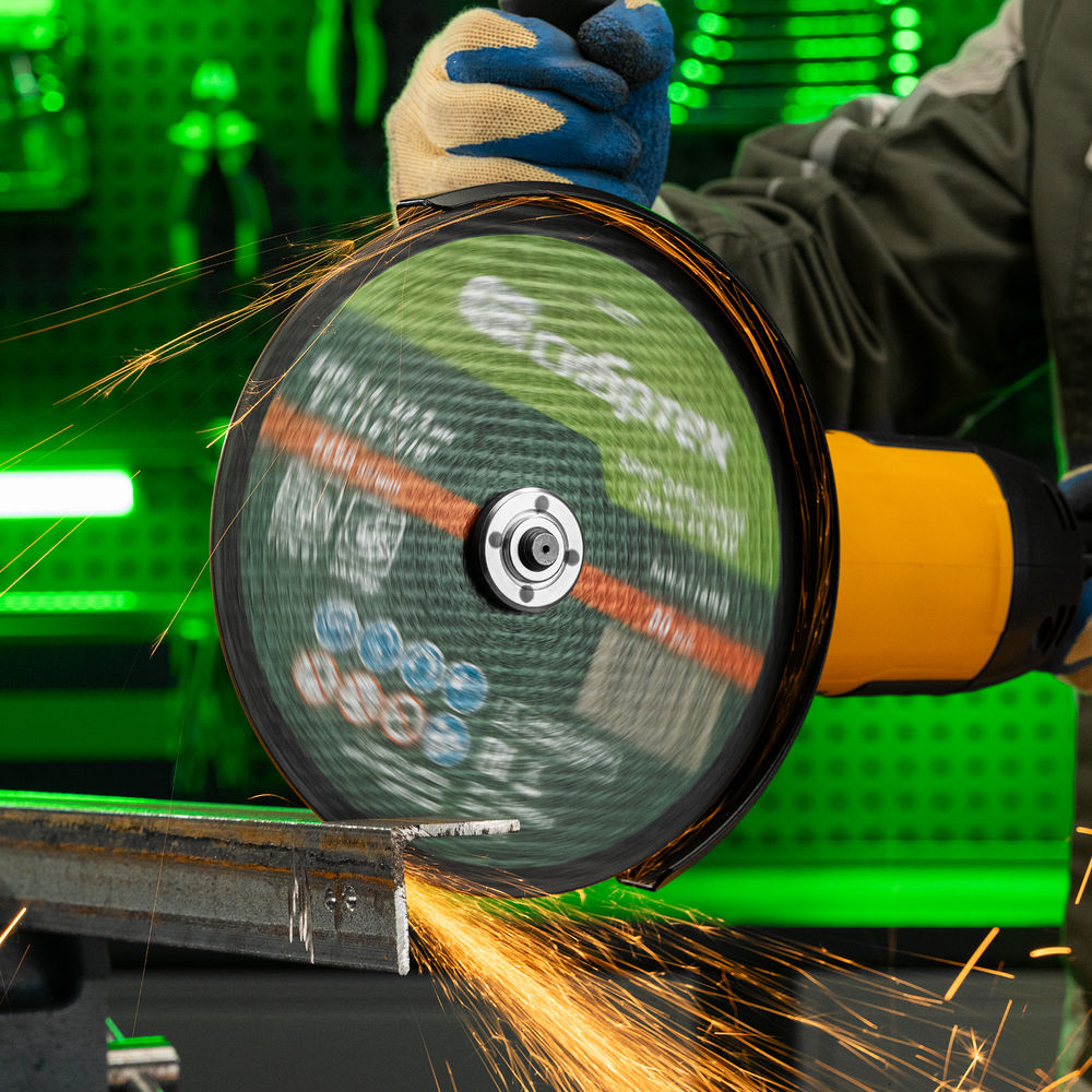 Круг отрезной по металлу, 230 х 1,6 х 22,2 мм Сибртех (743237)