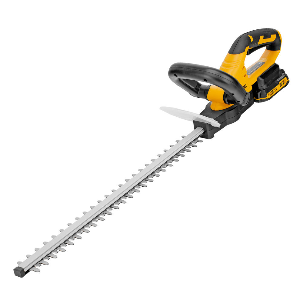 Кусторез аккумуляторный HTD-510, нож 510 мм, Li-Ion, 20 В Denzel (59409)