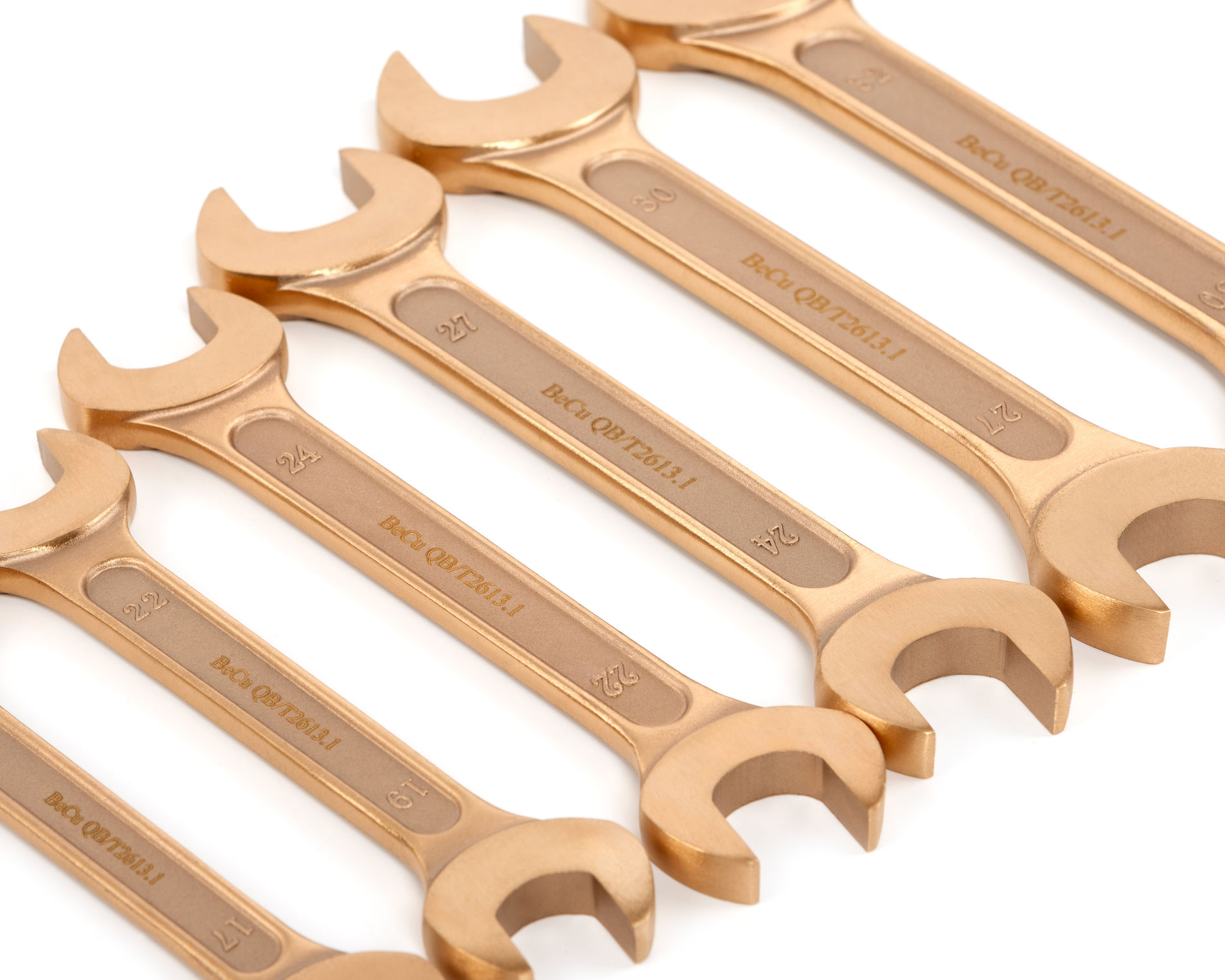 Набор ключей гаечных рожковых двусторонних искробезопасных (8-32) BeCu № A-10, HORTZ