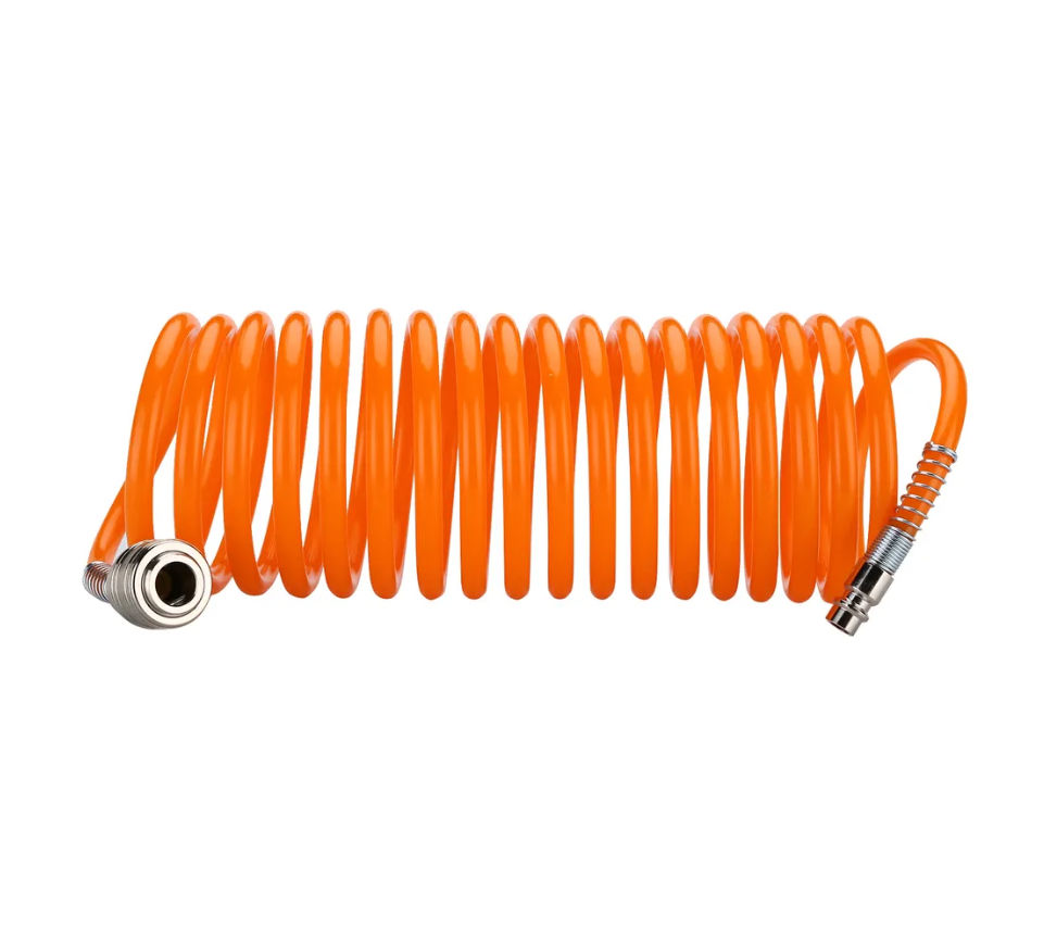 Набор пневмоинструмента, 5 предметов, быстросъемное соединение, краскораспылитель с верхним бачком Matrix (57304)