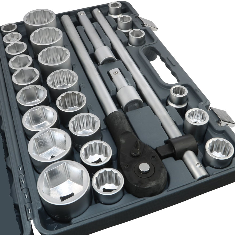 Набор торцевых головок 3/4 дюйм. и метр. 27 пр. (3/4-2, 19-50 мм), GARWIN PRO, 643620