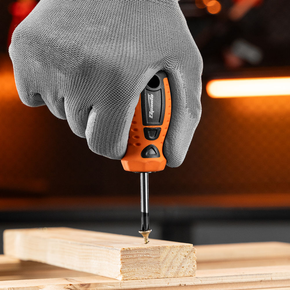 Отвертка Point, PH1 х 38 мм, CrV, двухкомпонентная рукоятка Sparta