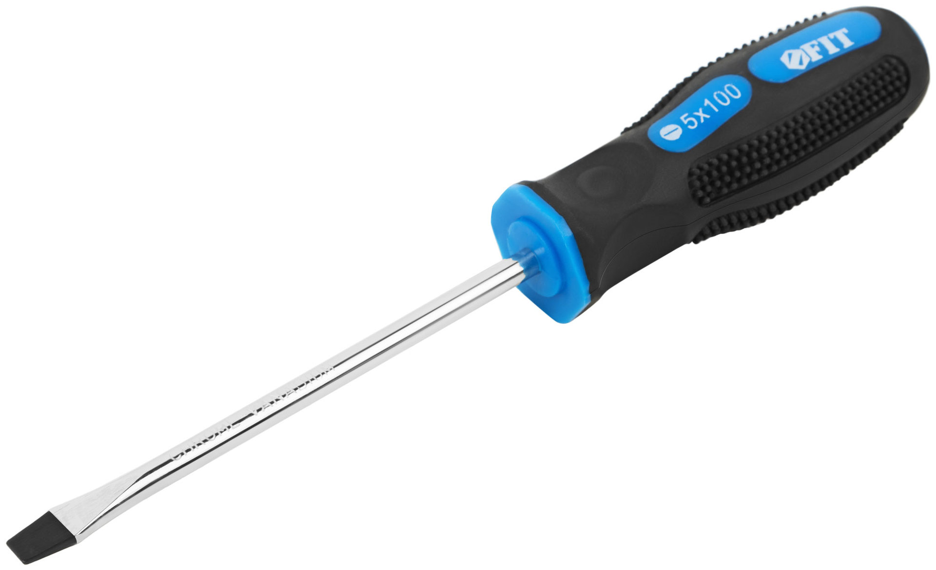 Отвертка Универсал, CrV сталь, прорезиненная ручка 5х100 мм SL (55136)