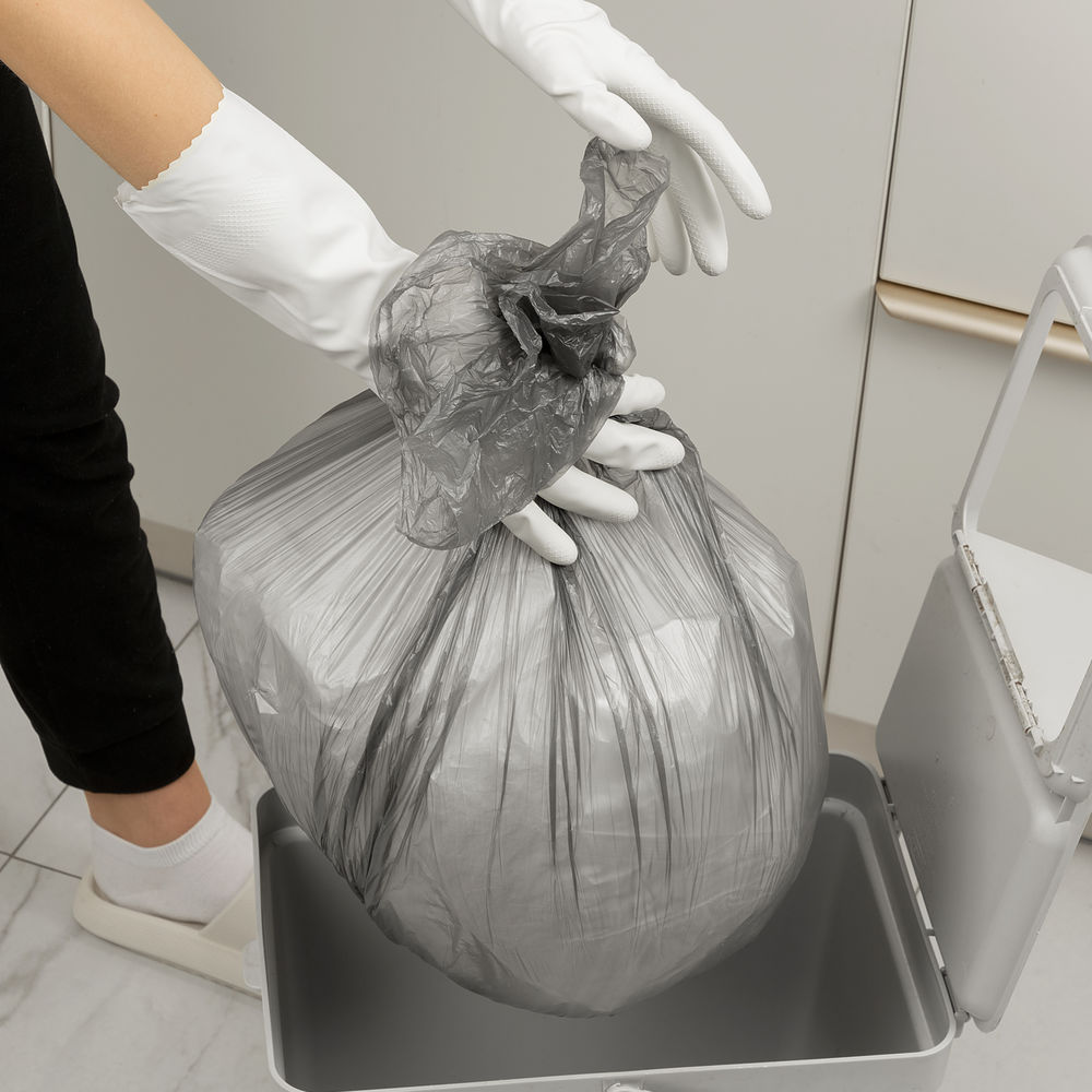 Пакеты для мусора 30 л x 50 шт. серые, Home Palisad (927075)