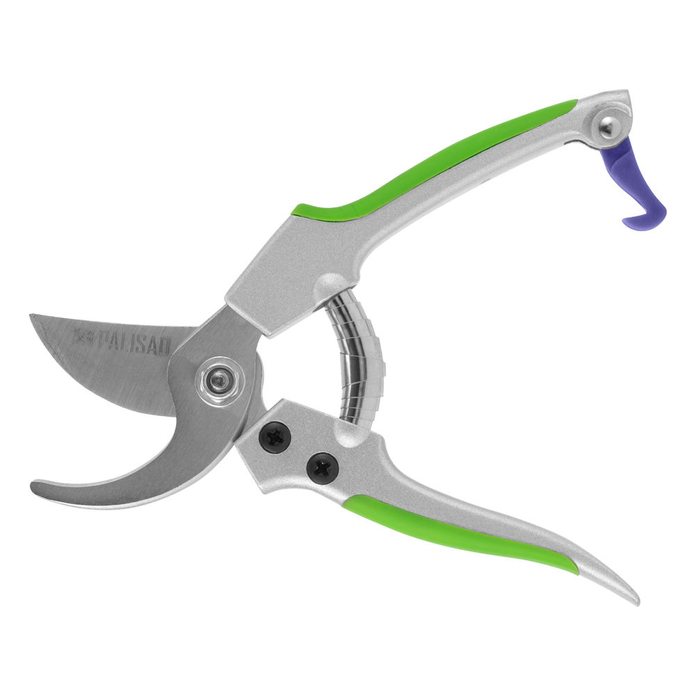 Секатор прямого реза, 180 мм, металлические обрезиненные рукоятки, Palisad (60489)