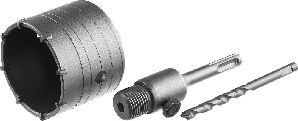 Коронка по бетону с оснасткой SDS - Plus 8Т 73 мм СИБИН 29216-73