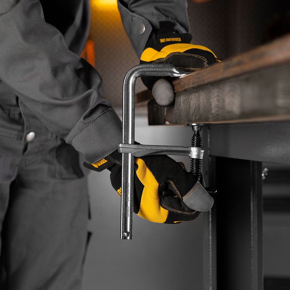 Струбцина F-образная, 80x150мм, кованая Denzel (20464)