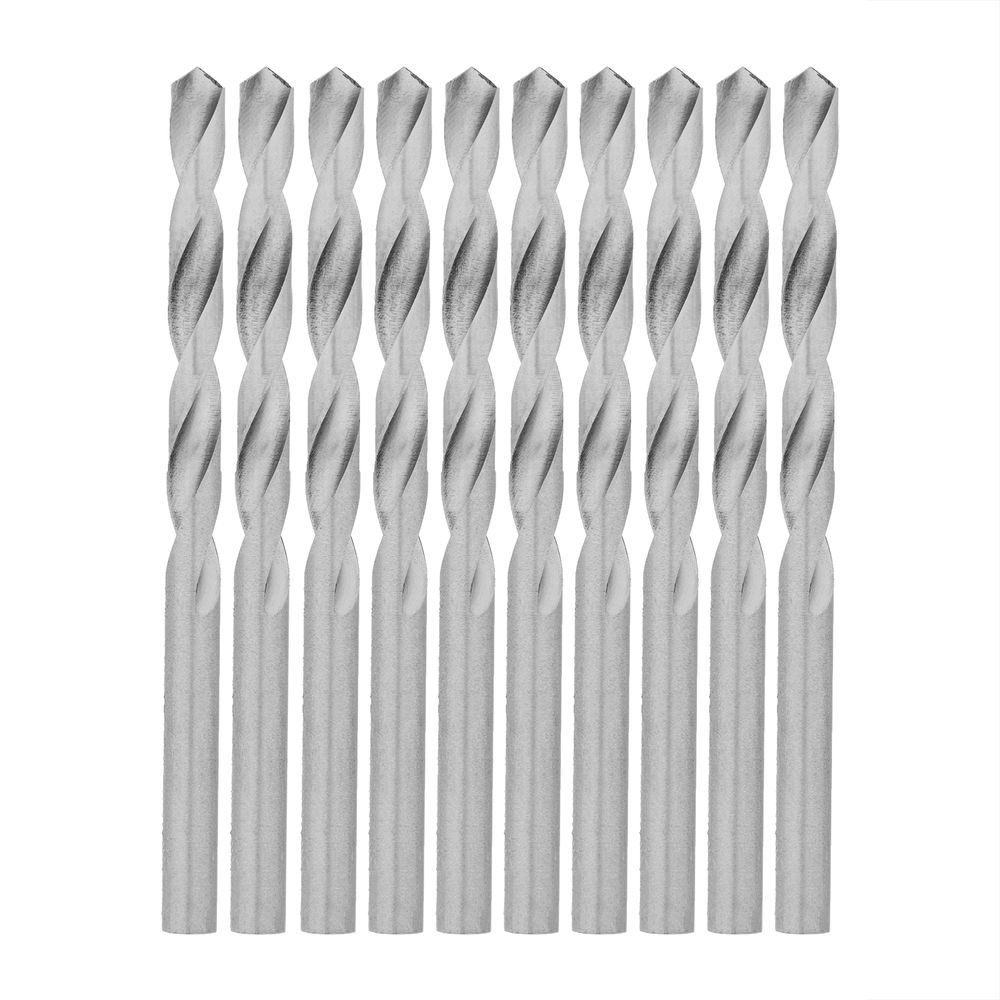 Сверло по металлу, 6.5 мм, полированное, HSS, 10 шт, цилиндрический хвостовик Matrix