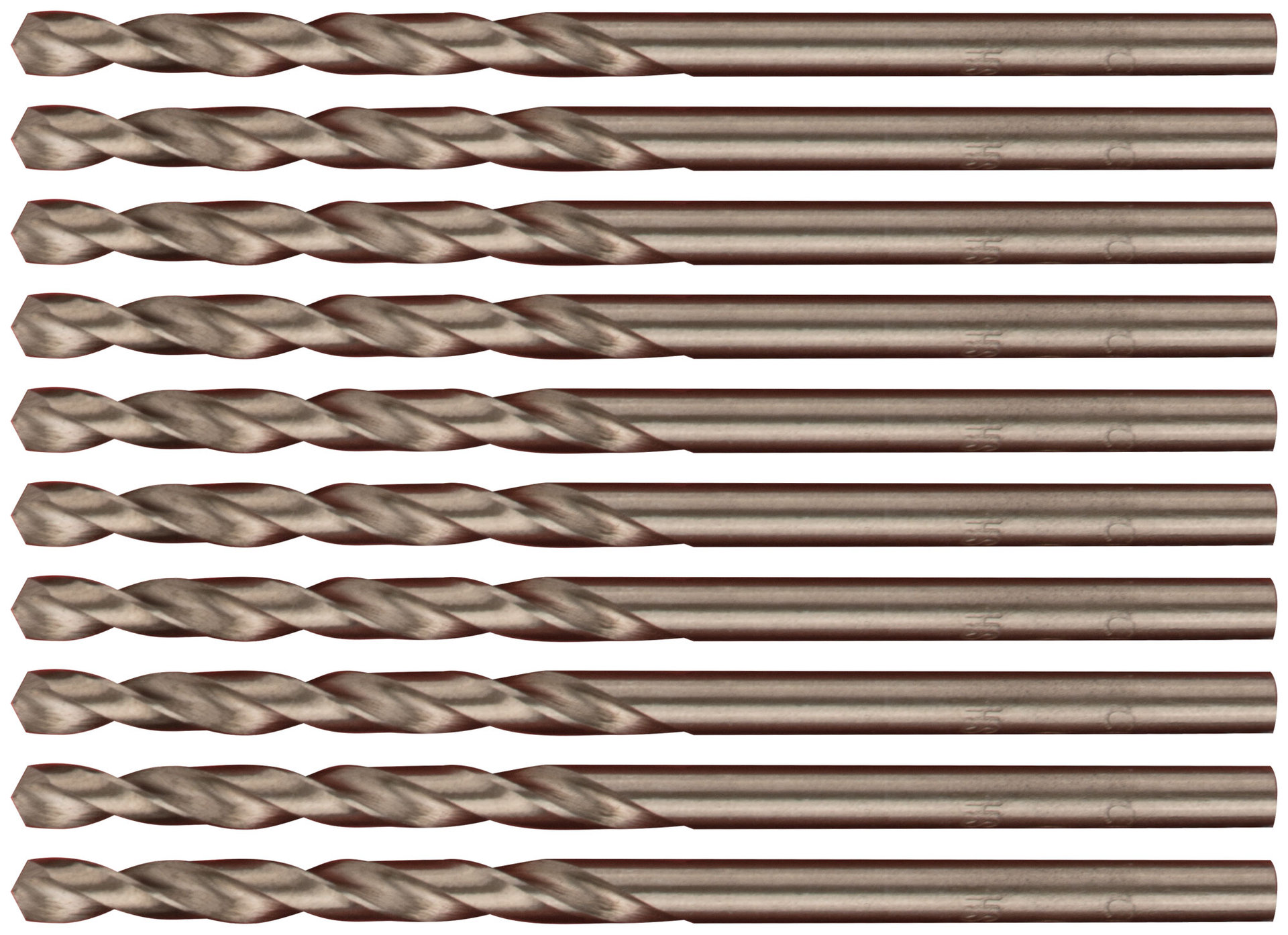 Сверло по металлу Cutop Profi с кобальтом 5%, 3,3 x 65 мм (10 шт) (48-33-10)