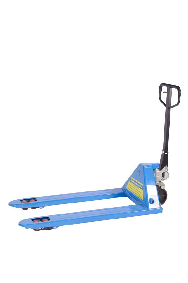 Тележка гидравлическая широковильная 2500 кг 1220х685 мм полиуретановые колеса TOR RHP(BF) PRO (1010177)