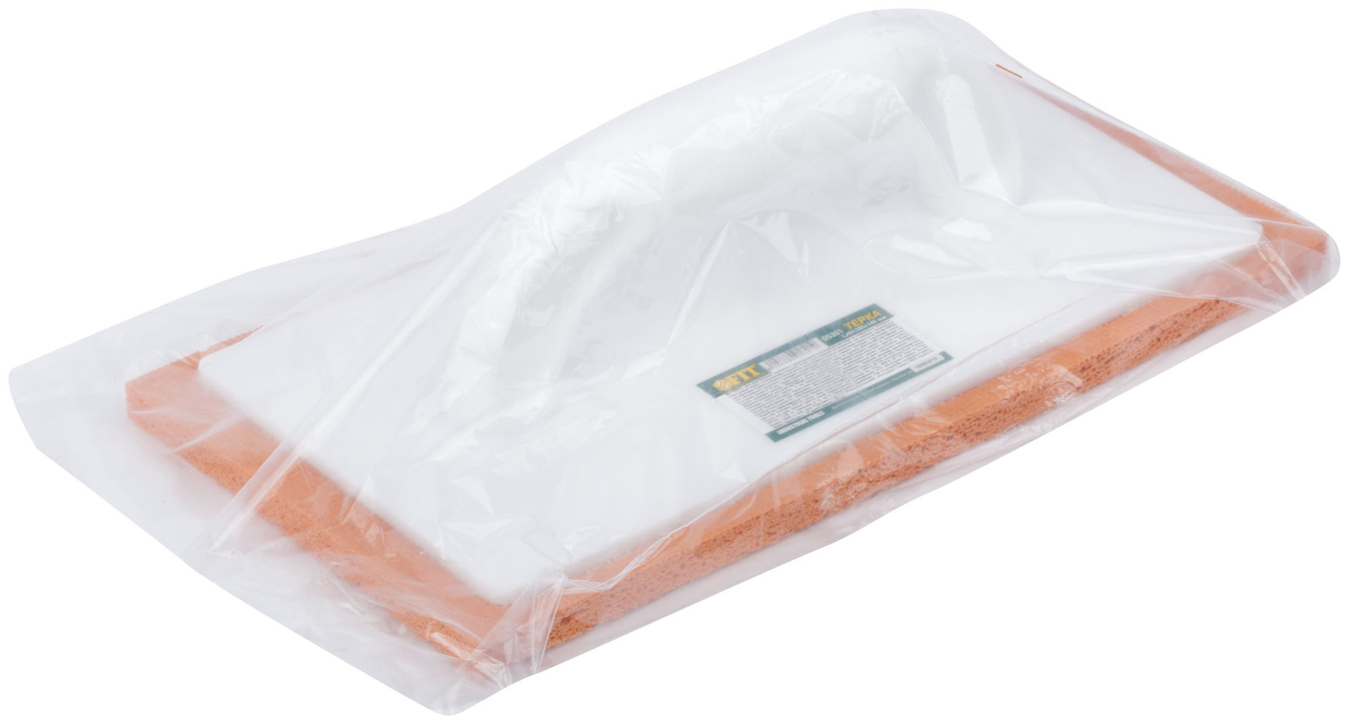 Терка финишная с губчатым покрытием, пластиковый корпус 280х140 мм (05301)