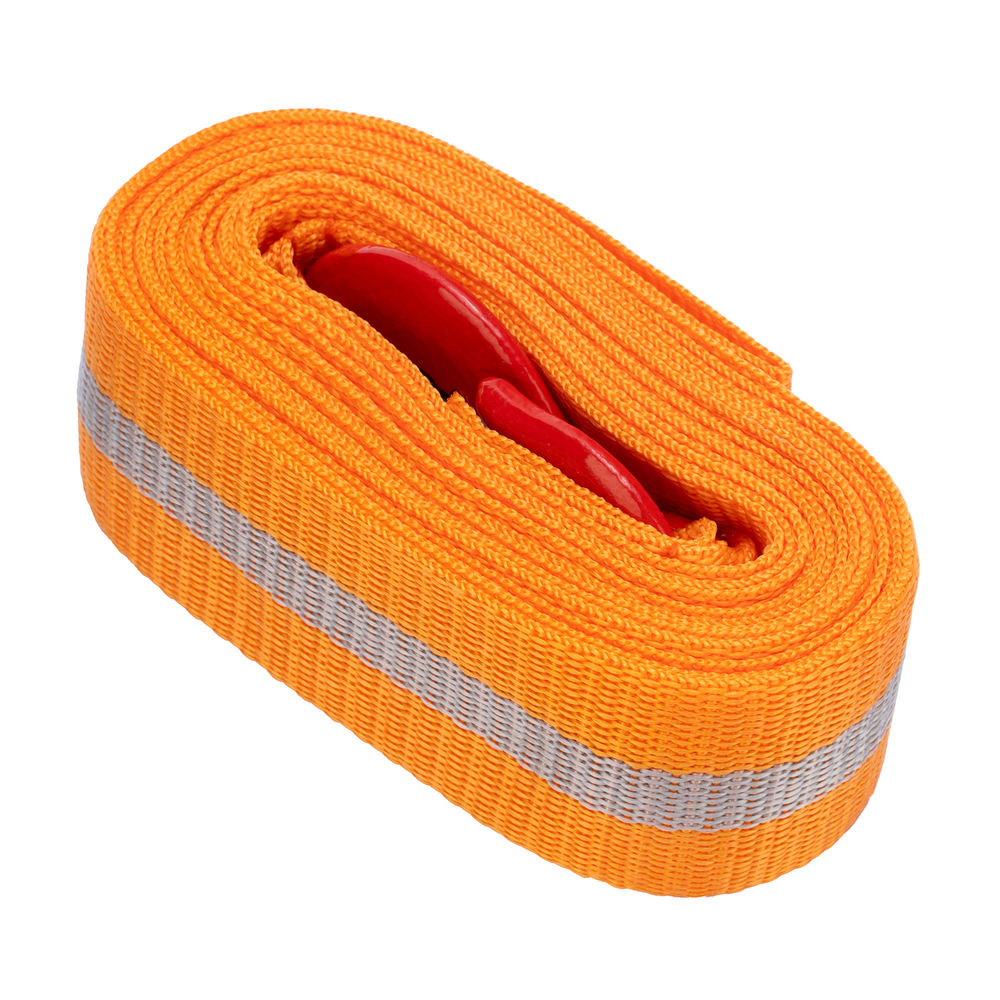 Трос буксировочный 3.5 т, 5 м, 2 крюка, пакет Stels (54373)