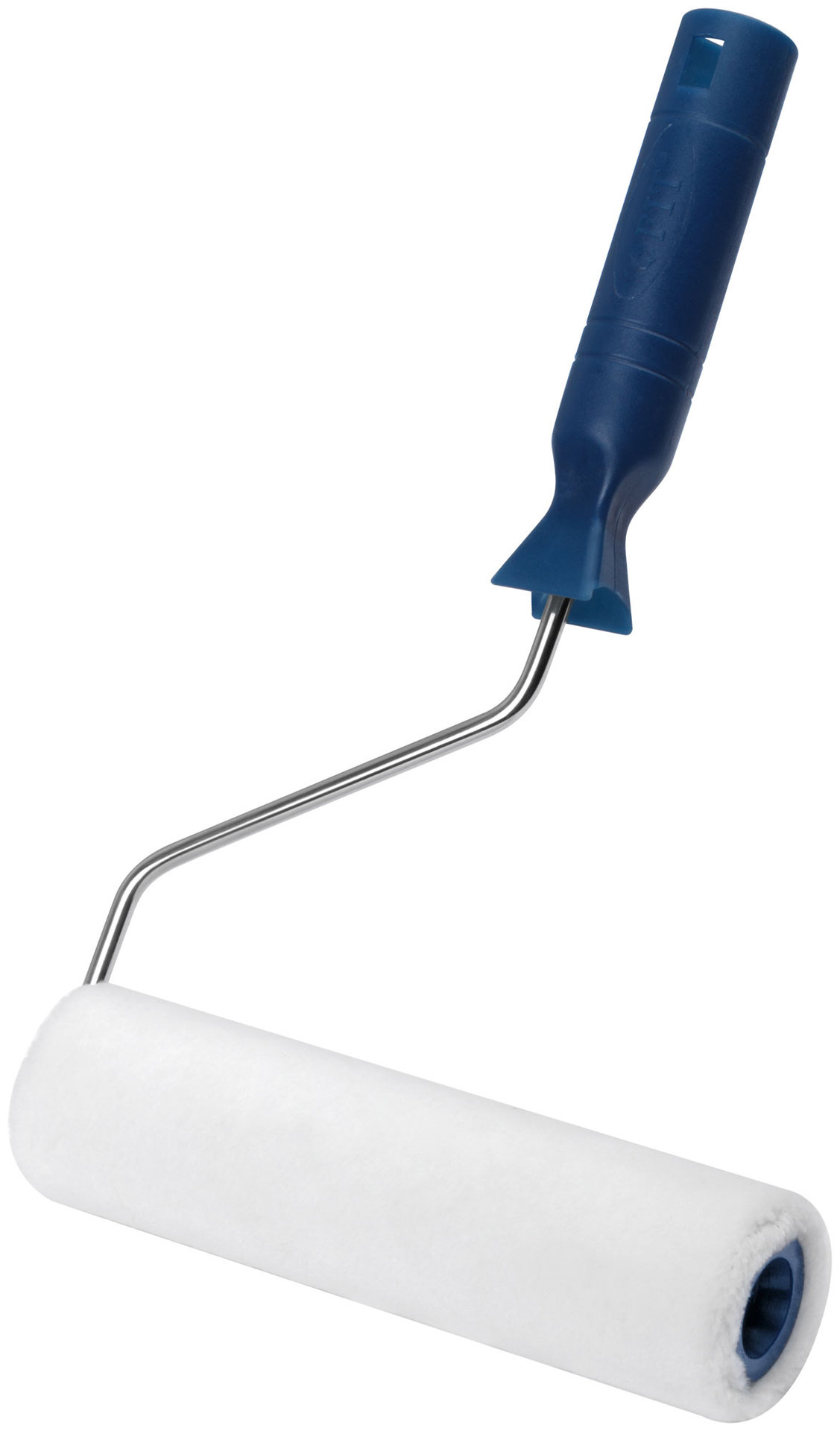 Валик велюровый, диаметр 40/48 мм, бюгель 6 мм, ворс 4 мм, белый, 180 мм (02133)