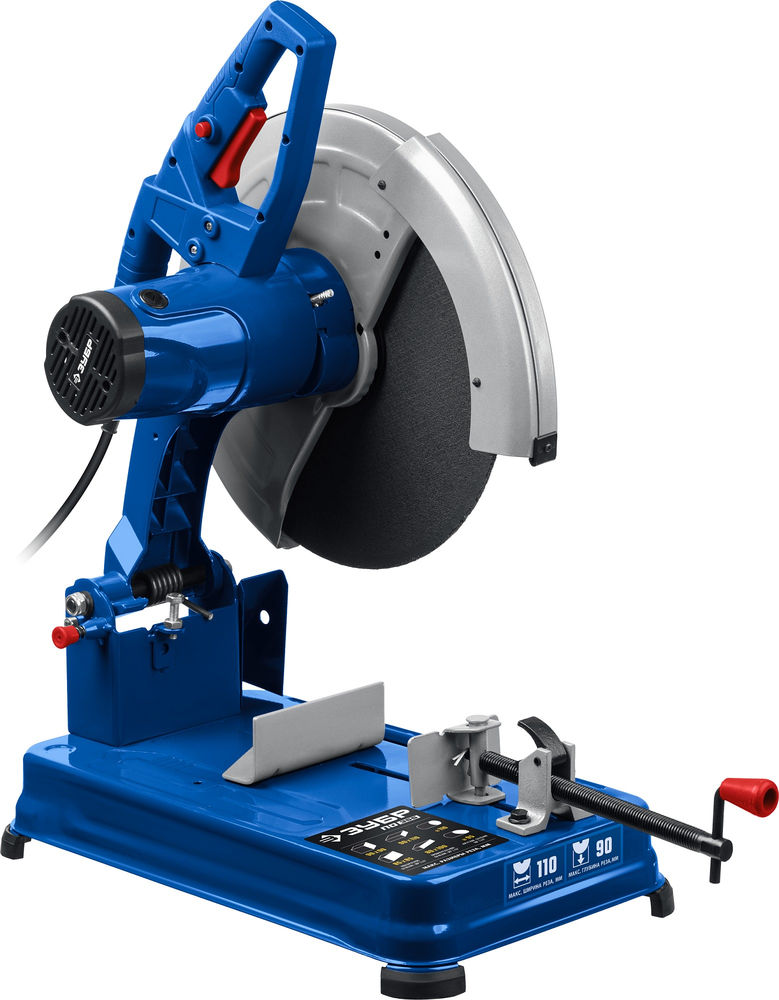 Пила отрезная (монтажная) по металлу 355 мм 2400 Вт абразив Профессионал ЗУБР ПО-355