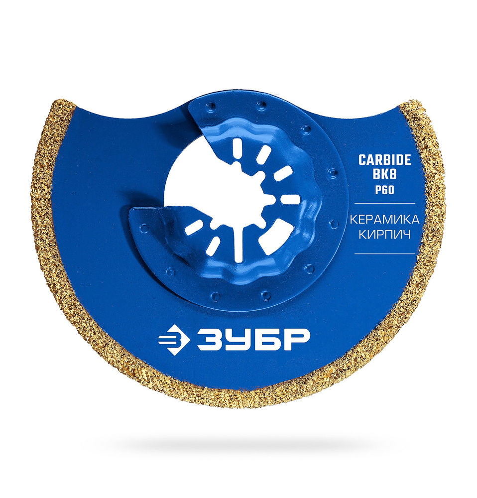 Полотно дисковое CARBIDE ВК8 Р40 85 x 2.8 мм с твердосплавной крошкой: керамика, кирпич, пенобетон ЗУБР StarQuick 15578-85